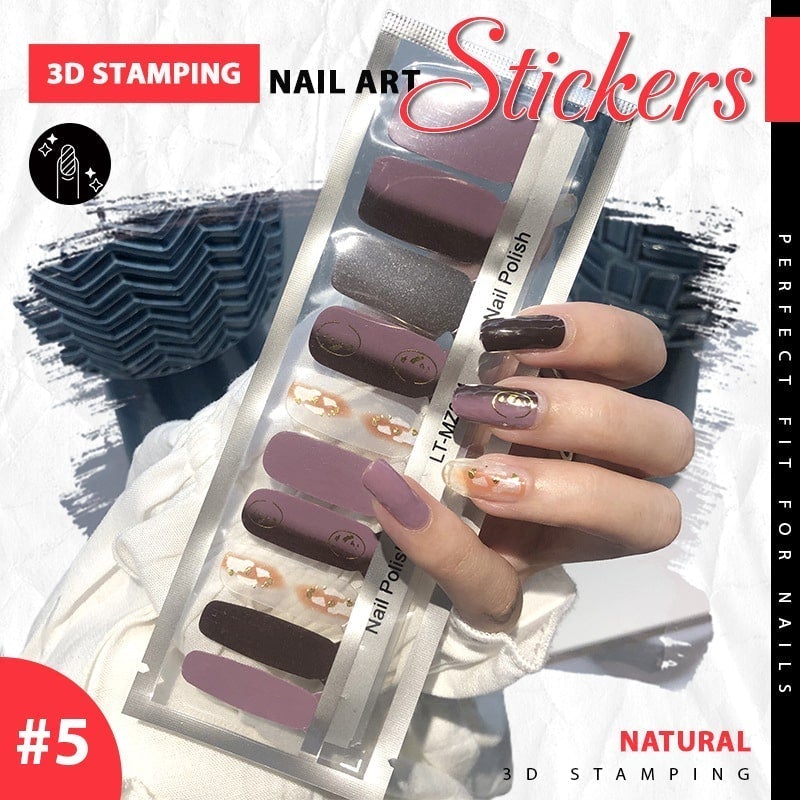 Stickers Ongles 3D