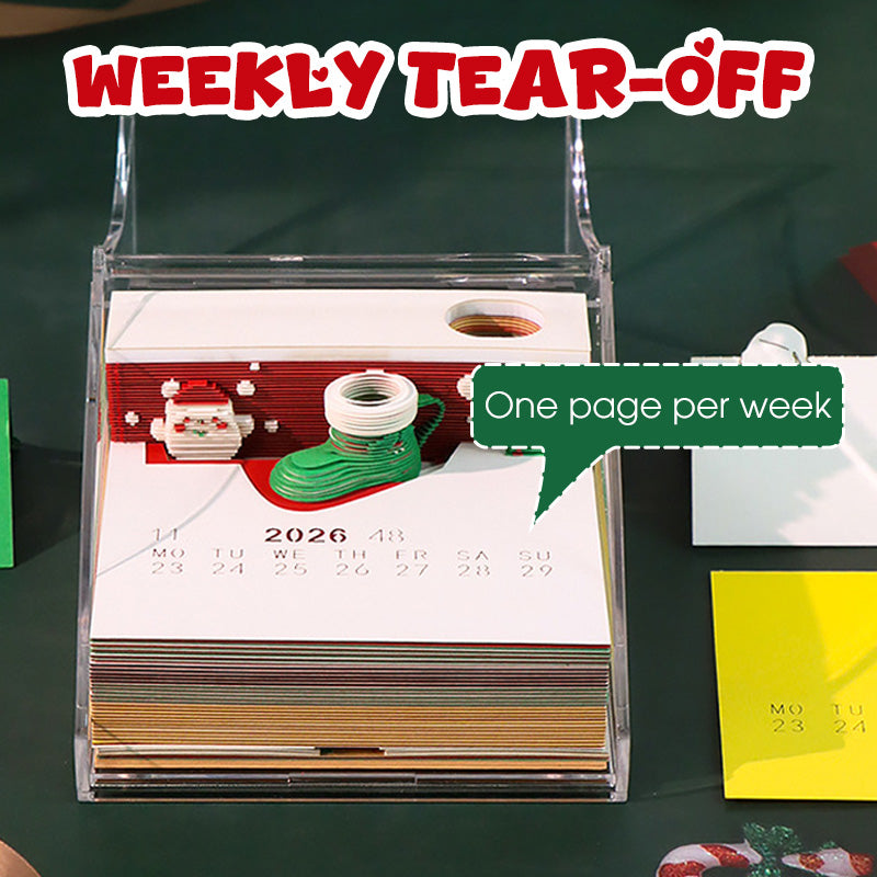 ⏳Limited-time 50% off⏰Christmas 3D Paper Decoration Calendar🎄