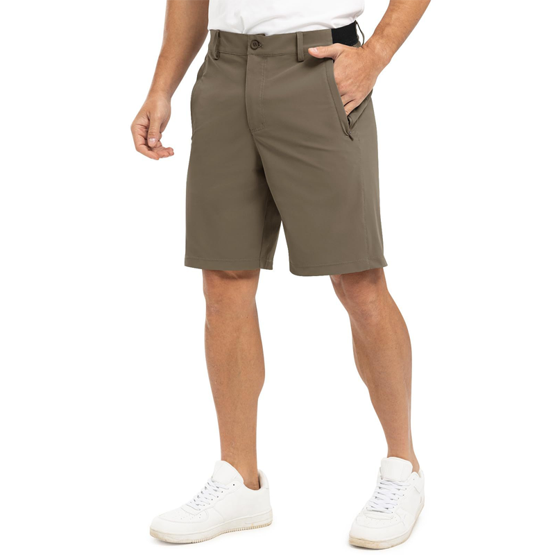 📢📢50% OFF !!!⏰Men's Solid Color Flat Front Shorts