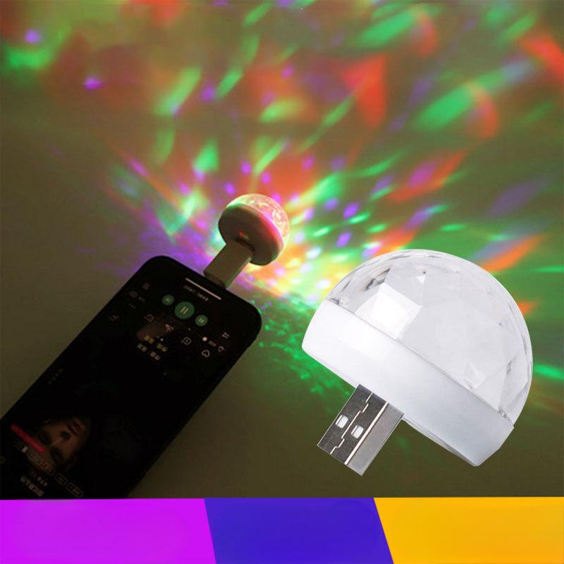 🔥Limited time 50%off🔥Portable USB RGB Effect Party Light🌟🌈