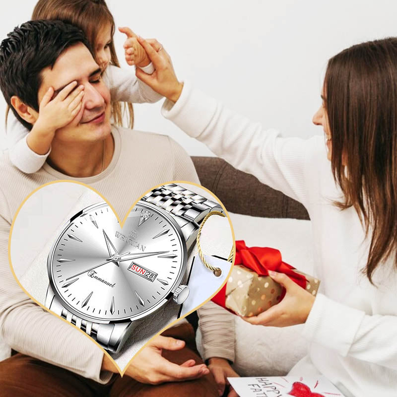 ⌚3ATM Water Resistance + Luminous Dial! 24/7 Confidence on the Wrist for the Professional Gentleman