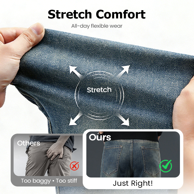 👖New Arrival Hot Sale - 50% OFF🔥🥳50K+ SOLD!💥Men's Straight-Leg Stretch Jeans