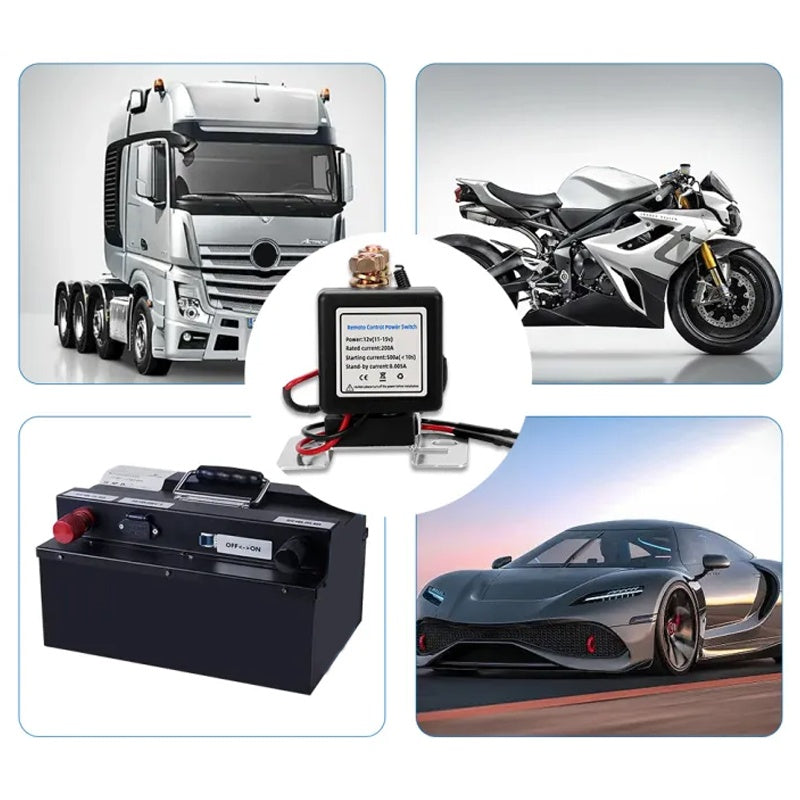 🔥Flash Sale🔥Wireless Remote Battery Disconnect Switch (50% OFF) – Anti-Leakage Device