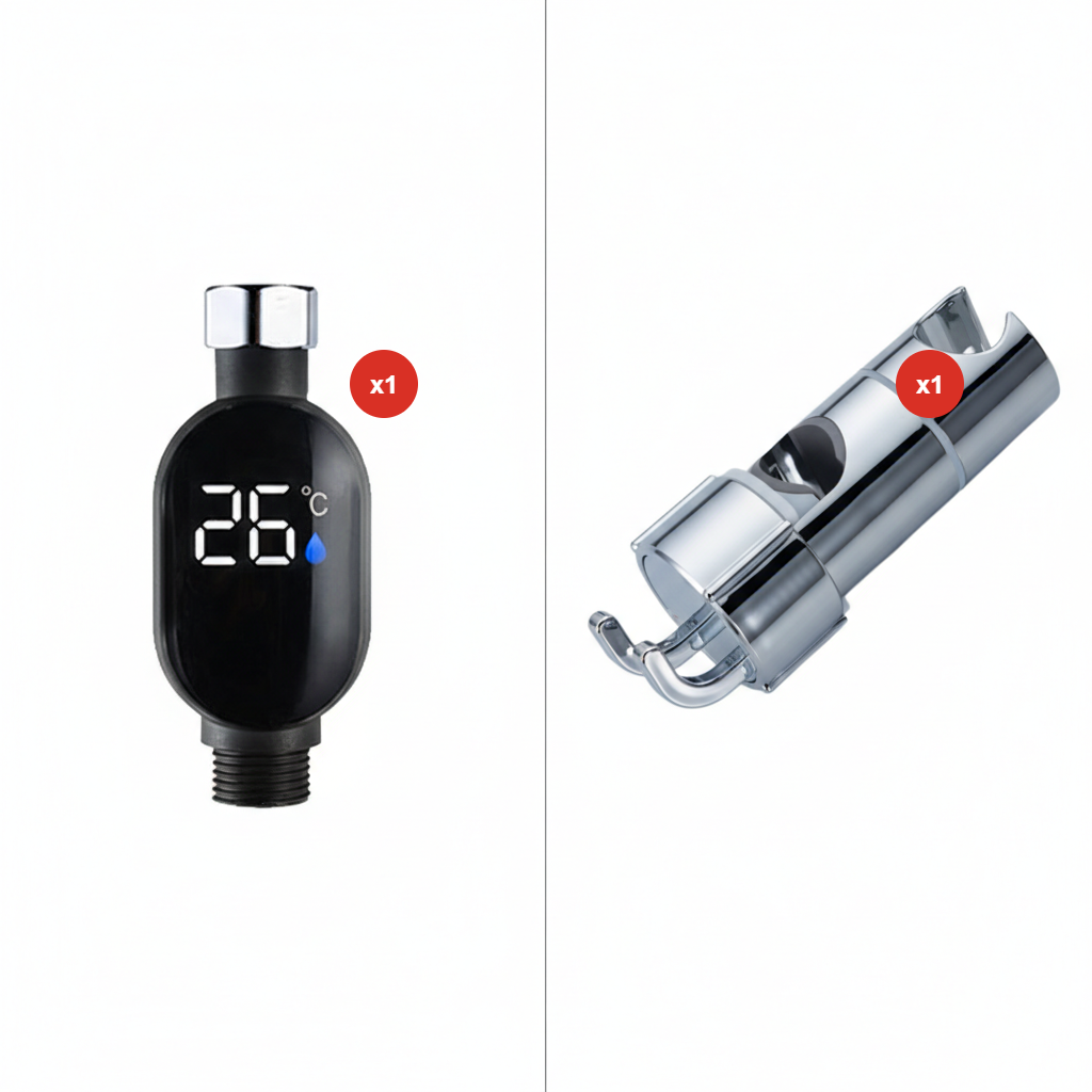 🌡️Shower Thermometer-Instant Digital Display, Waterproof & Easy Install for Safe Bathing 👶📦