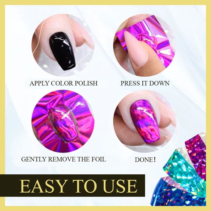 Shiny Nail Art Transfer Foils