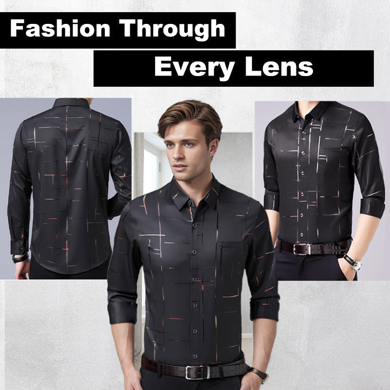 🔥 2026 Best-Seller | Men's Ultra-Thin Non-Iron Shirt | Loved by 10K+ ❤️【50% OFF】