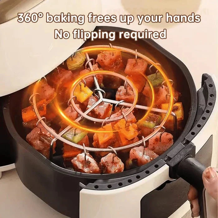 Free anti-scald gloves for a limited time🥩Air Fryer Vertical Kebab Grill + Free Heat Resistant Gloves 🍤