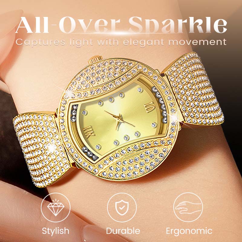 Women’s Elegant Sparkling Rhinestone Quartz Watch