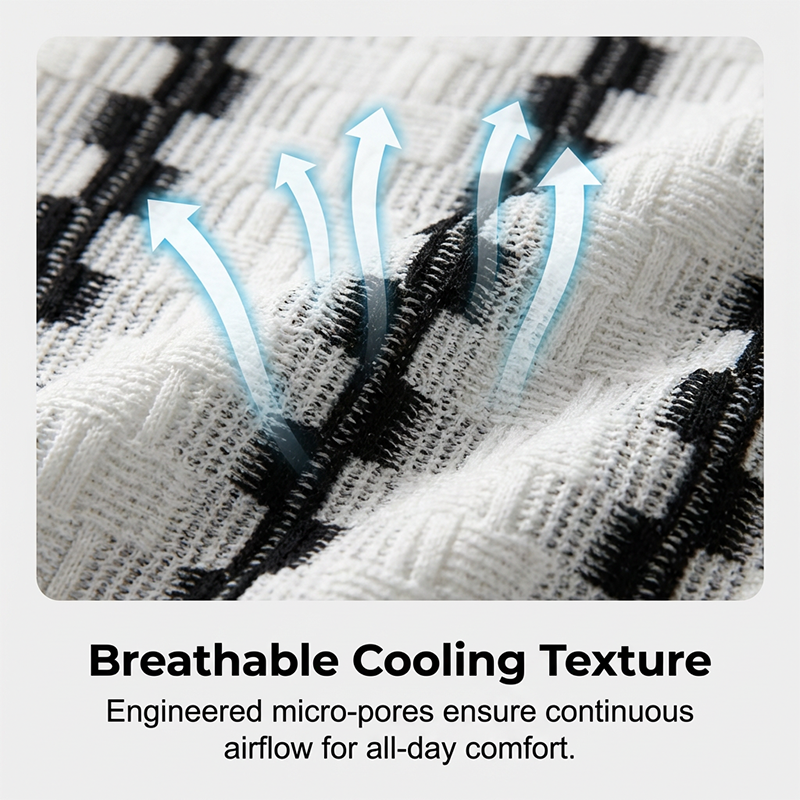 Men's Short Sleeve Retro Geometric Knit Shirt【BUY 2 GET FREE SHIPPING】