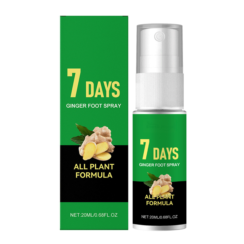 🔥LAST DAY - BUY 1 GET 1 FREE!🏆FootGlow 7-Day Ginger Foot Exfoliating Spray🌿Fast Shipping 🚚💨