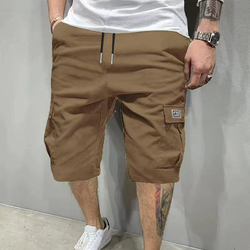 🎁 52% OFF! 💖🩳 Men's Casual Cargo Shorts with Drawstring Waist – Multi-Pocket, Lightweight & Breathable 👖✨