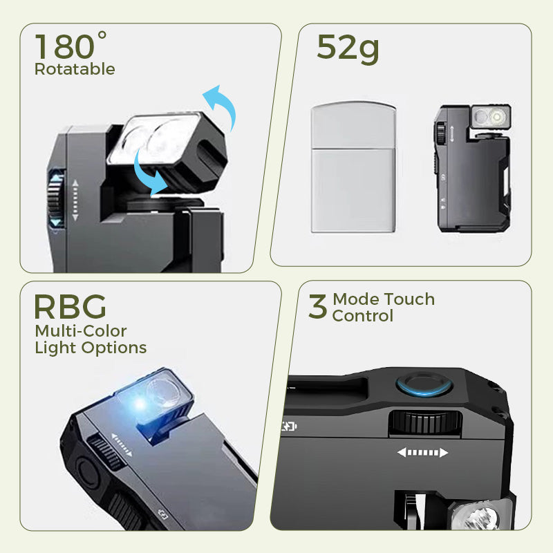 🔦 50% OFF NOW! ✨ G5 EDC Mini Flashlight with Rotating Head - Intelligent Adaptive Lighting for Ultimate Adventures 🧭⚡