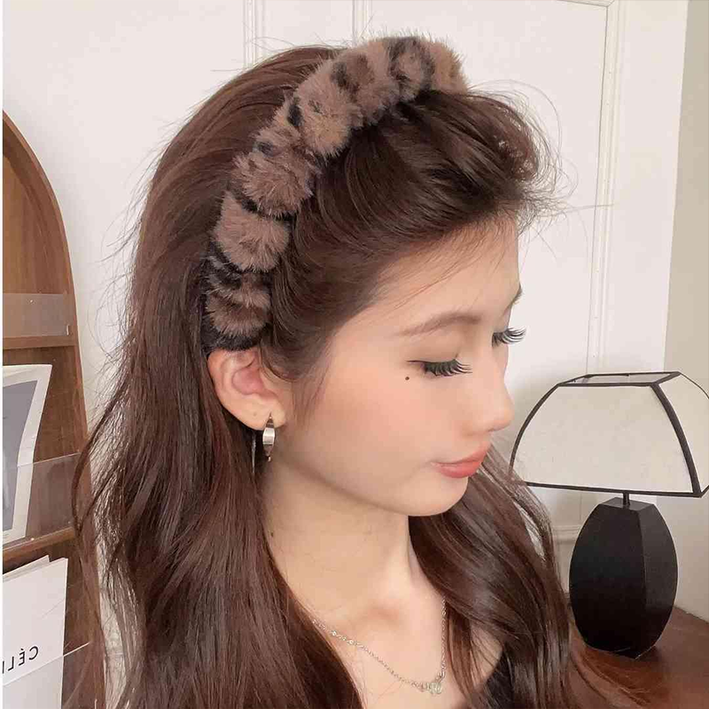 🔥💐Leopard Print Hairband With Teeth（50% OFF）