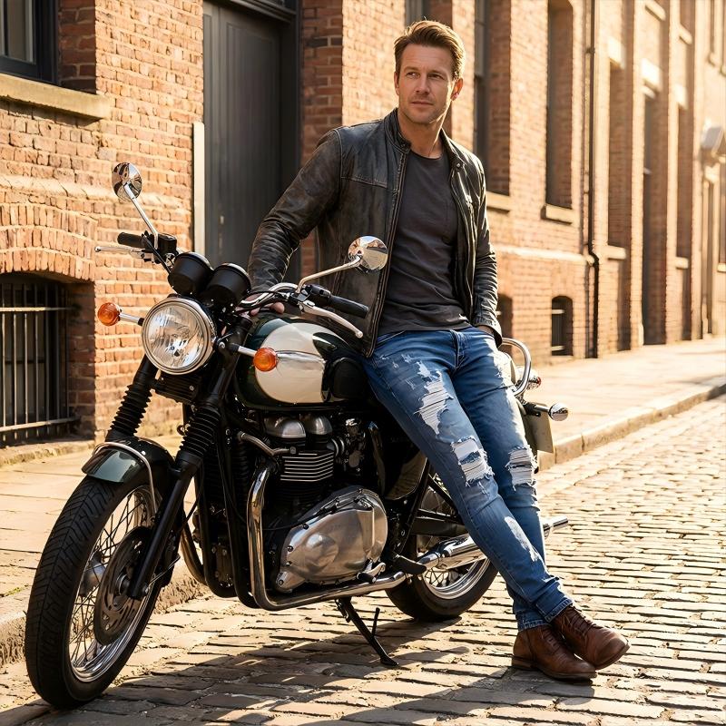 🔥BUY 2 GET FREE SHIPPING🎁New arrival 50% OFF💥Men's Stylish Ripped Skinny Jeans