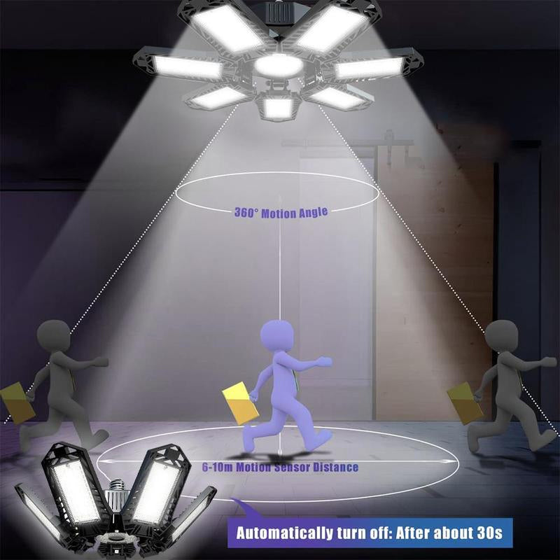 💎 50% OFF! 💎Bright LED Garage Light with Deformable Panels