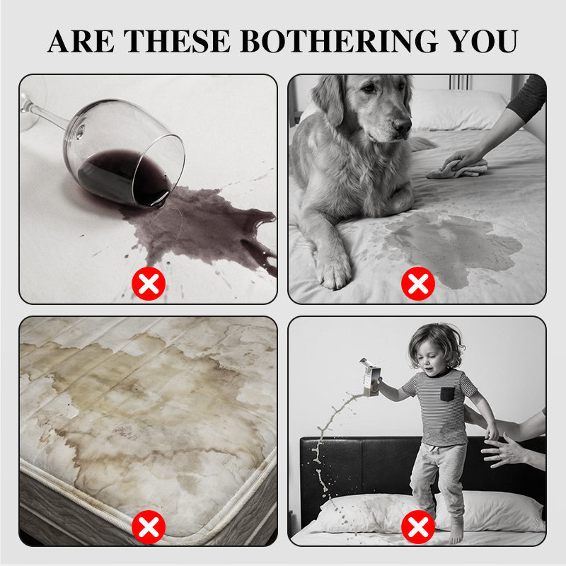 🔥 Hot Sale 🔥Waterproof Quilted Mattress Cover & Pillowcases Set