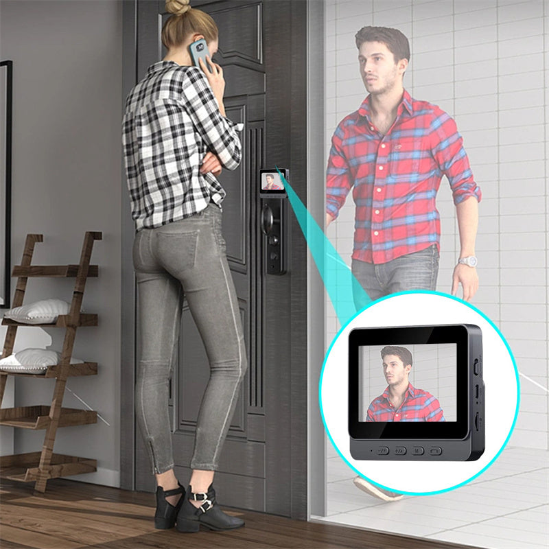 Cordless Smart Video Doorbell with 4.3