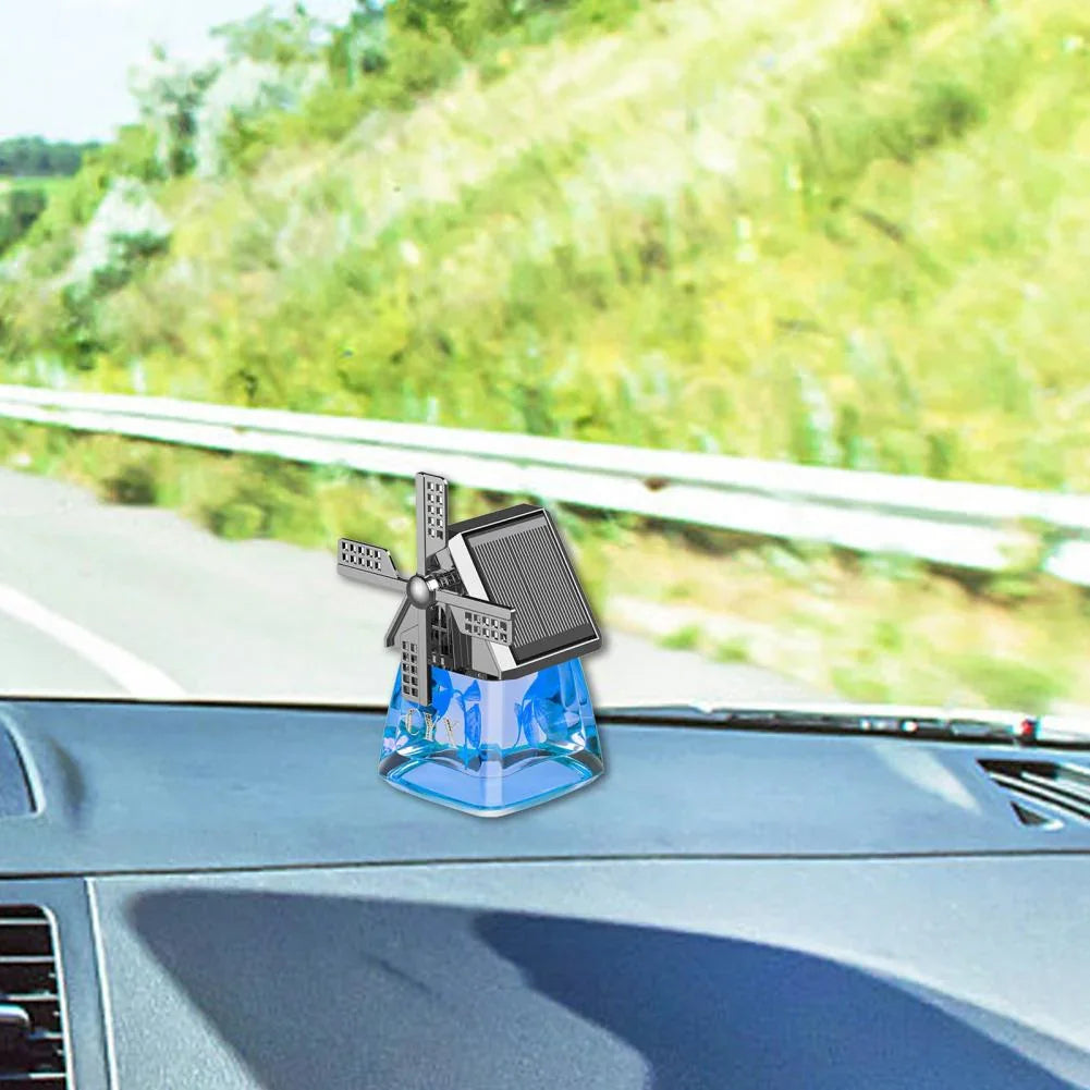 💥2025 New Style - 50% Off💥Solar-powered Windmill Aroma Car Air Freshener