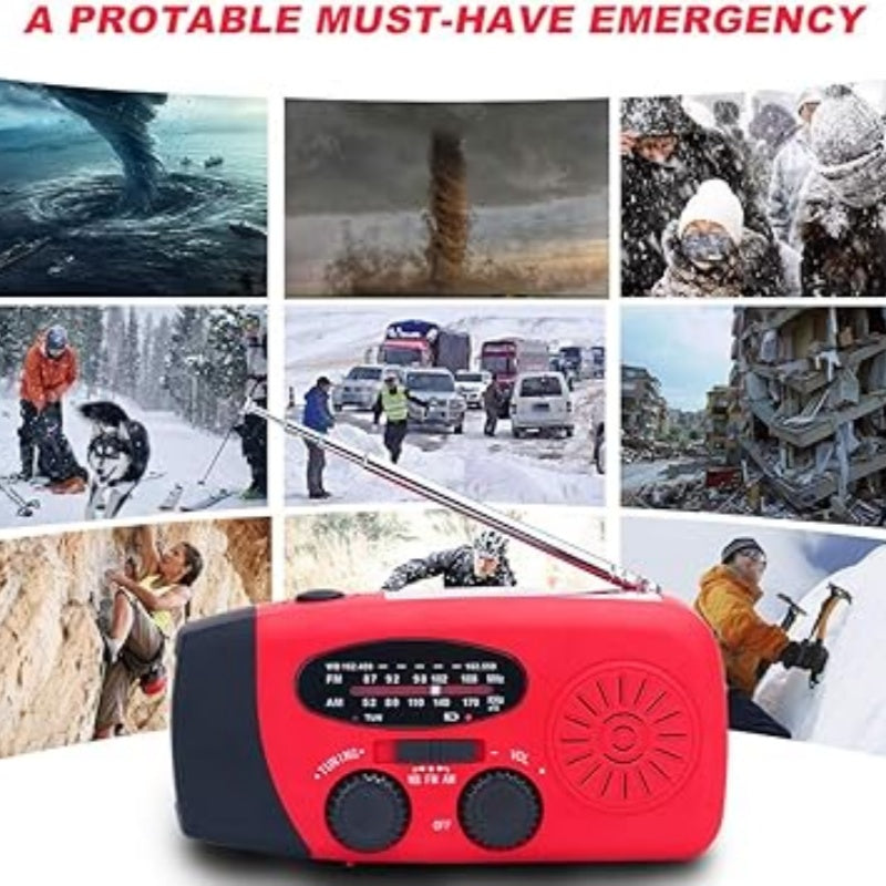 🔥2026 New Arrivals: 50% Off for Limited Time!🔥 Multifunctional Portable Solar Emergency Radio