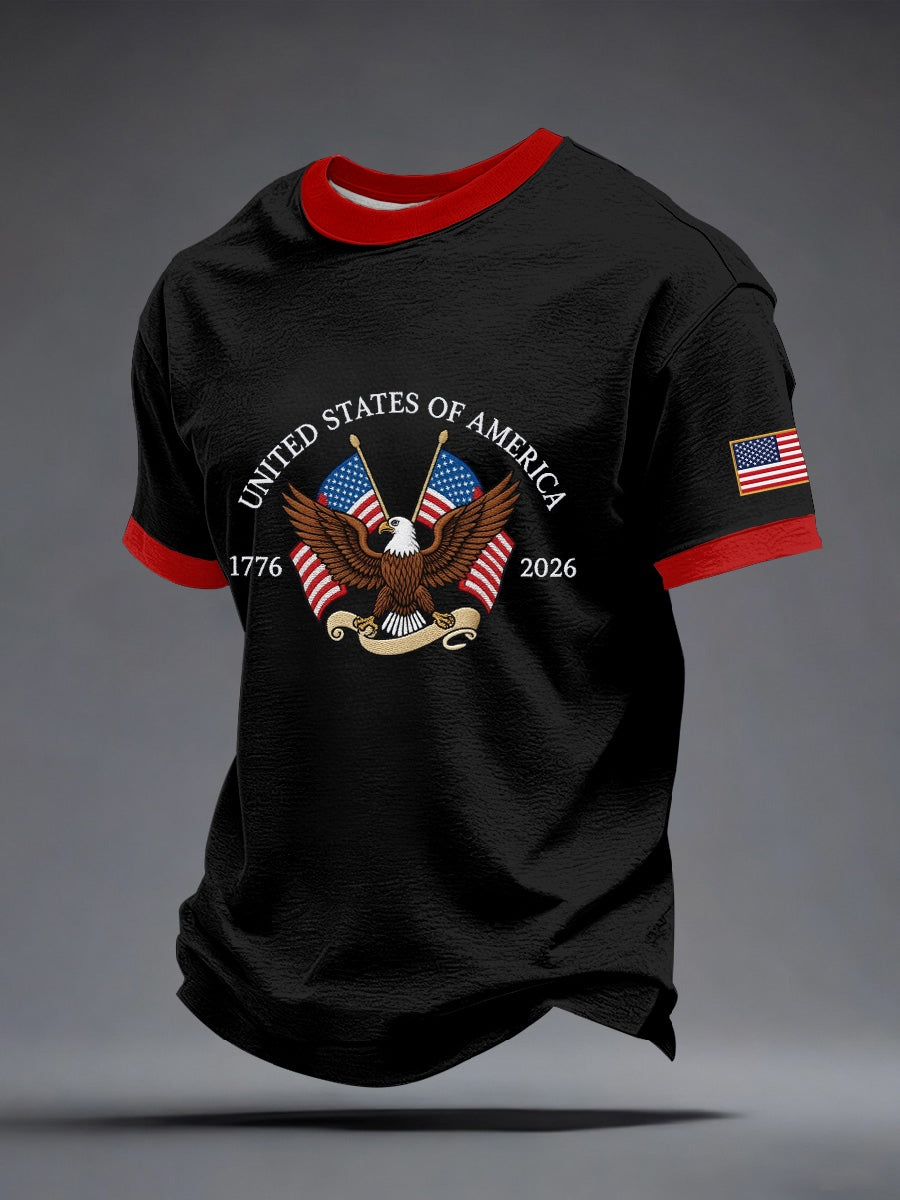 Men's America 1776-2026 Print T-Shirt