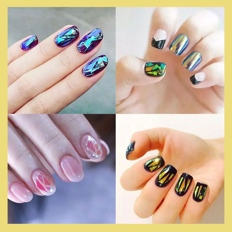 Shiny Nail Art Transfer Foils