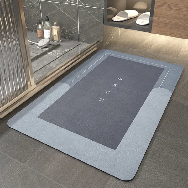 Diatomite Bath Mat, Water Absorbent Mat, 1 Count Non-slip Quick Drying Bathroom Mat, Soft Comfortable Bathroom Rug, Bathroom Accessories for Home Bathroom