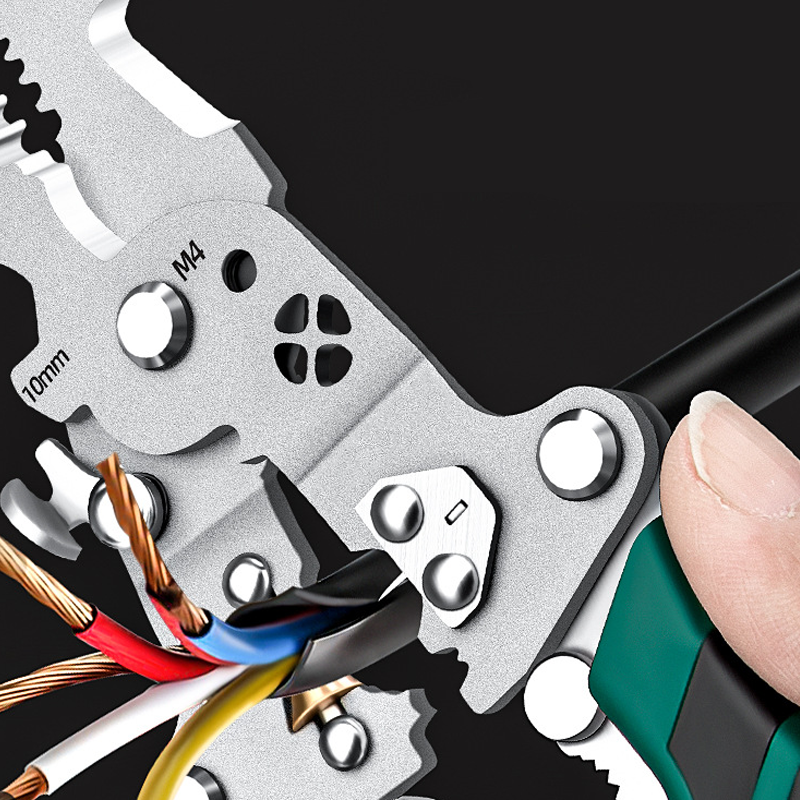 🔥Last day of the limited-time 50% off sale🔥👷‍♂️Multifunctional Foldable Wire Stripping Scissors with Electrical Test👷‍♂️