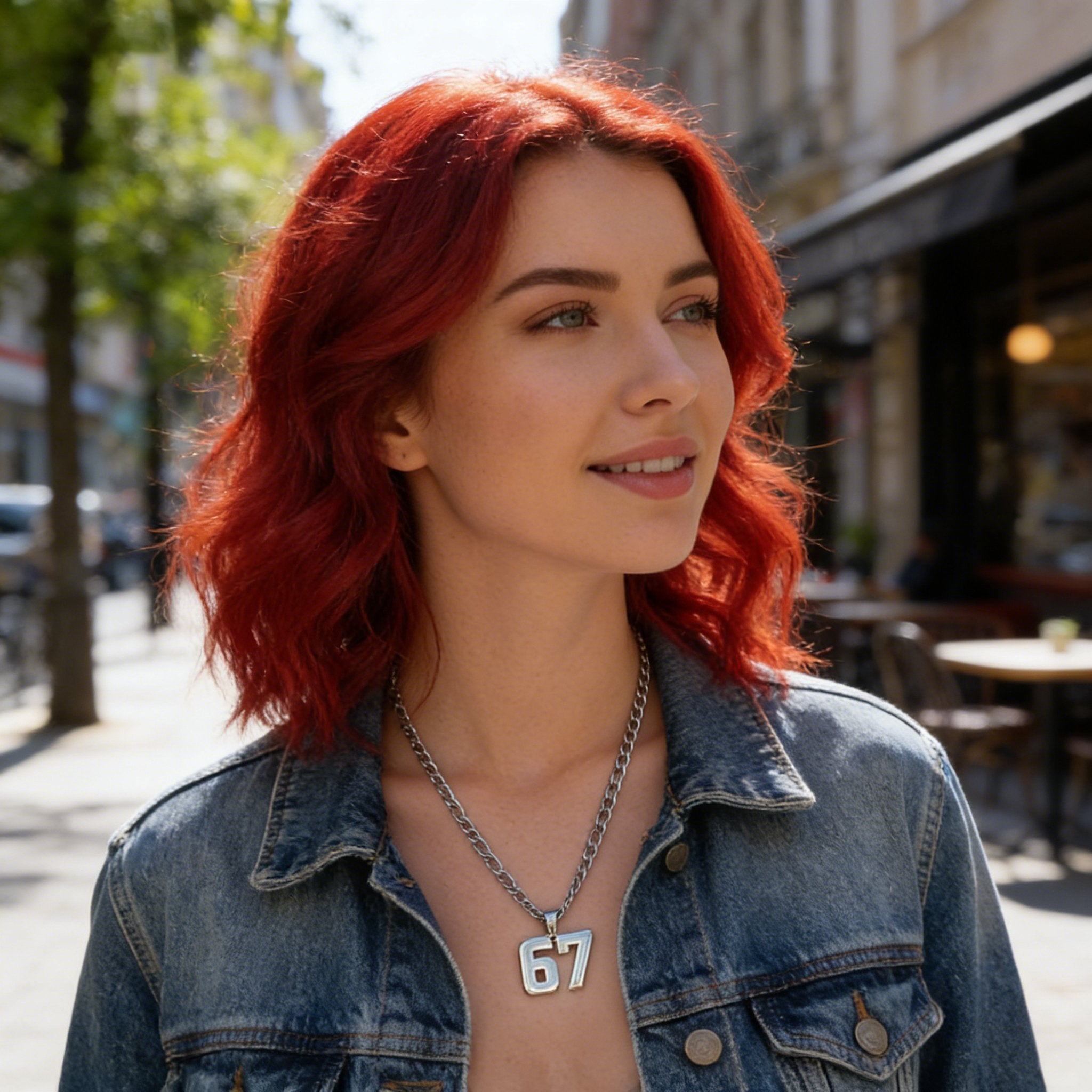 67 Number Pendant Necklace – A Statement Piece for Every Fashionista