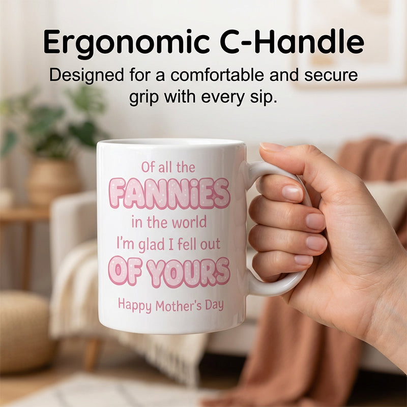 ☕ 50% OFF NOW! 💝 Funny Mother's Day Mug for Mom – 11oz Ceramic, Humorous Message & Dishwasher Safe 🎁