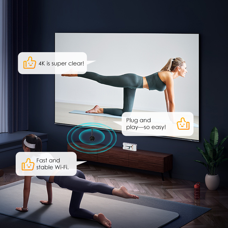 💎 50% OFF! 💎 4K Wireless HDMI Display Dongle – Dual-Band Wi-Fi, Plug-and-Play & Universal Screen Mirroring for iOS/Android/Mac/PC 📺✨