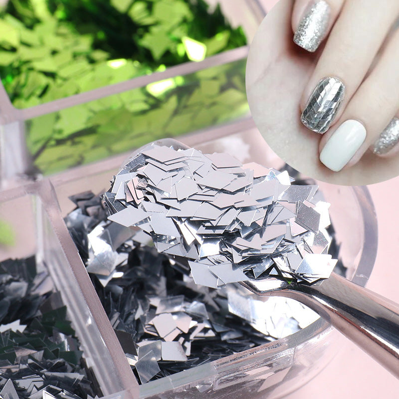 ✨50% OFF NOW! 🔥12-Color Square Glitter Nail Art Sequin Set🎉