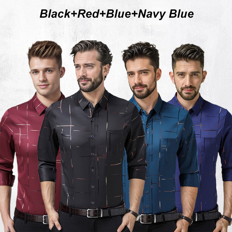 🔥 2026 Best-Seller | Men's Ultra-Thin Non-Iron Shirt | Loved by 10K+ ❤️【50% OFF】