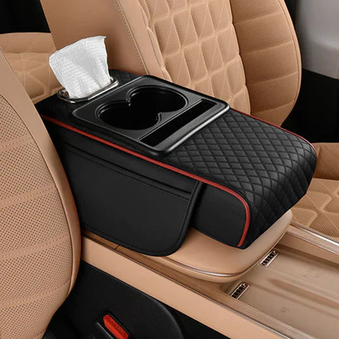 🛋️ 60% OFF NOW! 🚗 Integrated Pressurized Multifunctional Car Armrest Heightening Pad – Ergonomic Support, Extra Storage & Universal Fit 💺