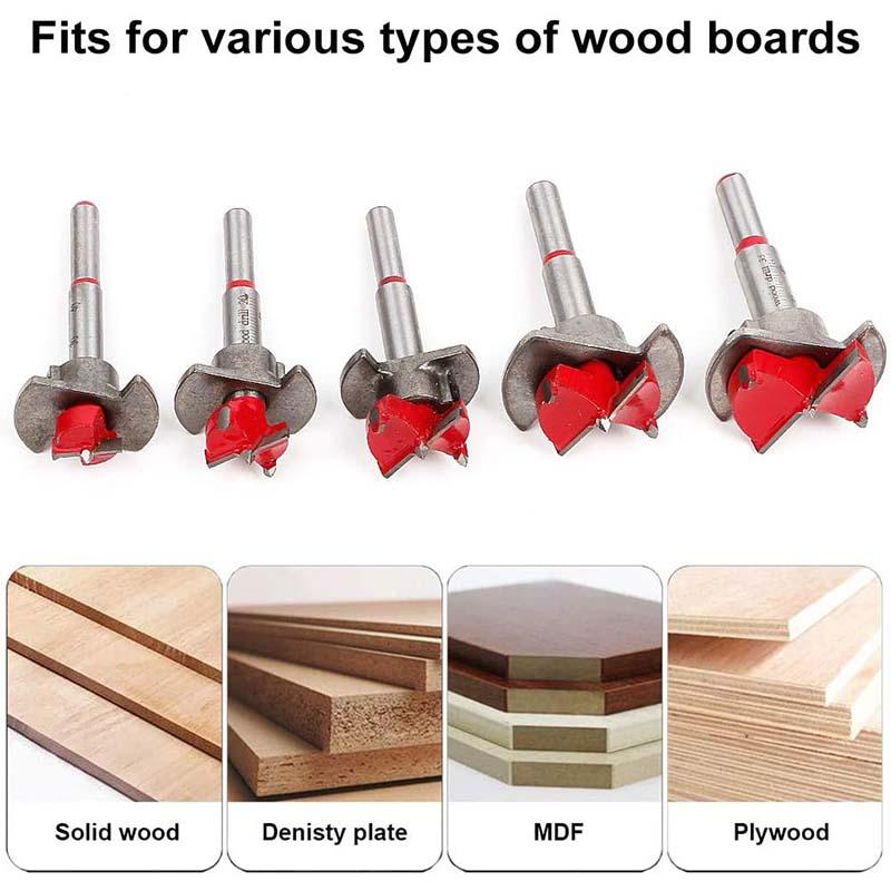 Positioning Woodworking Drill Bit Set