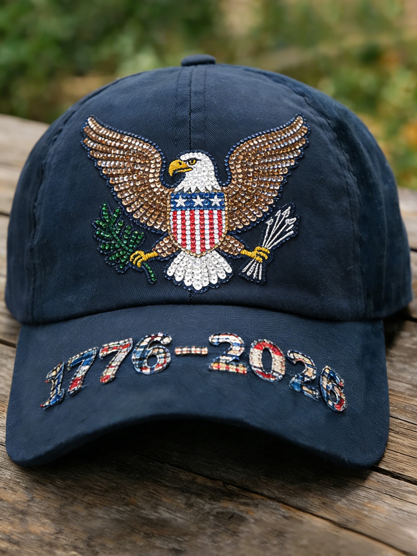 Unisex  Retro American Independence Day  Washed Cap