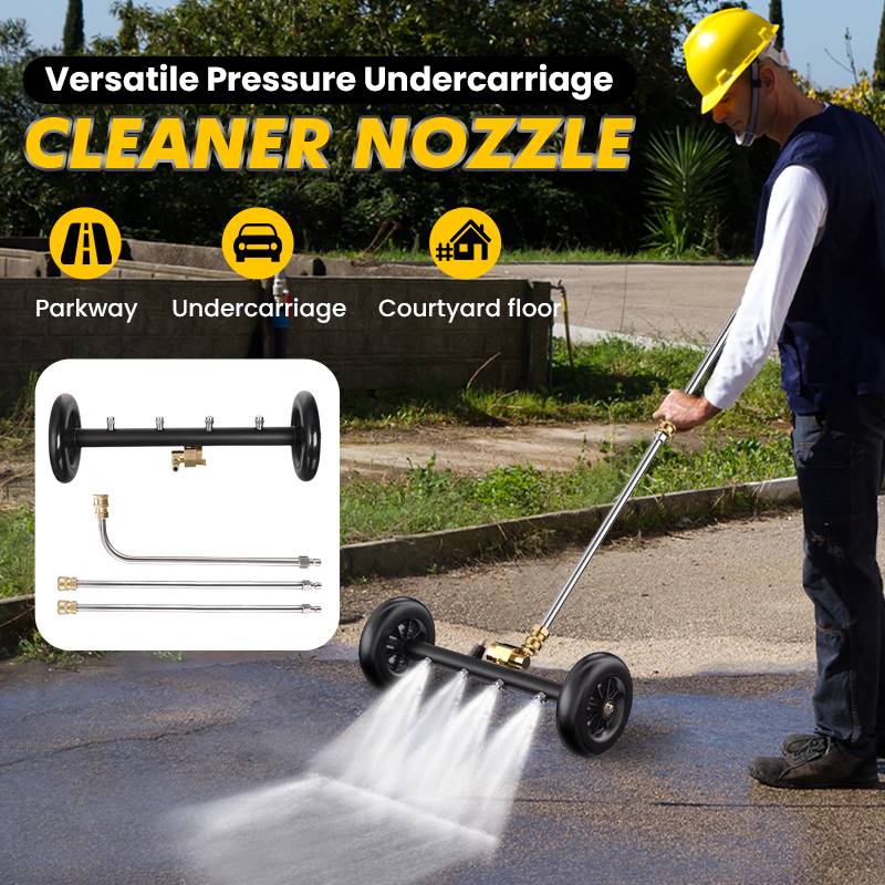 💎 50% OFF! 💎 Versatile Pressure Undercarriage Cleaner Nozzle – Dual-Mode Jet, Long Hose & Paint-Safe Design 🚗💦