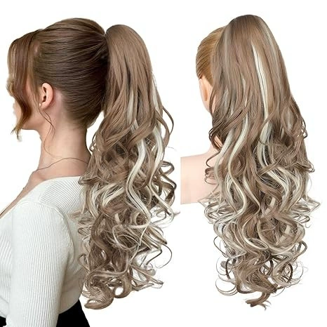 💜New Arrival💜Clip-on Wavy Ponytail Extension