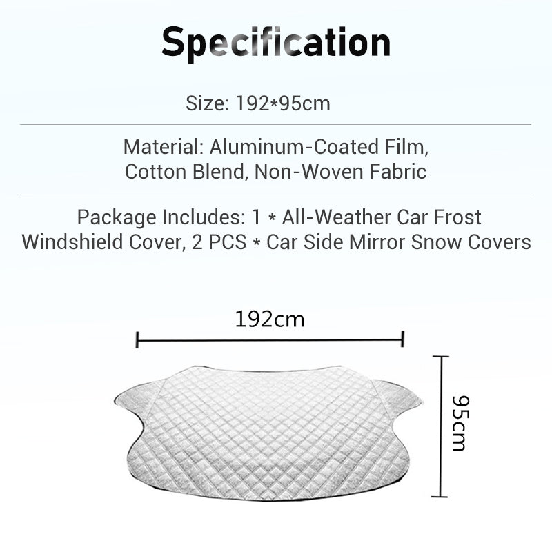 All-Weather Car Frost Windshield Cover
