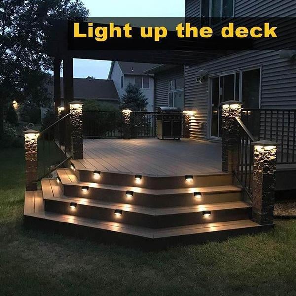 🔥 MEGA DEAL!✨ Outdoor Solar Railing Lights, Light Up Your Garden Path!