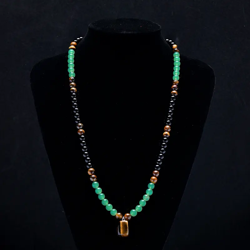 ✨Bohemian Natural Stone Beaded Necklace