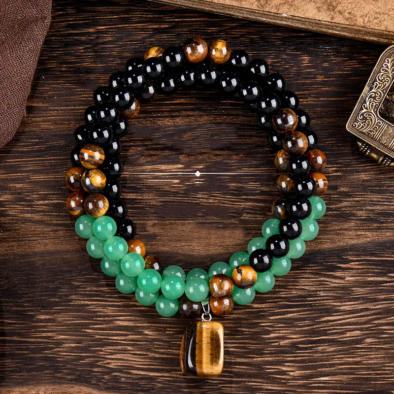 ✨Bohemian Natural Stone Beaded Necklace