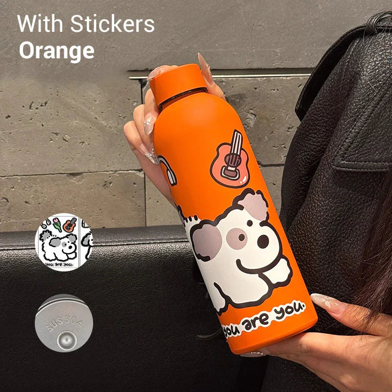 Stainless Steel Insulated Narrow-Mouth Sports Bottle