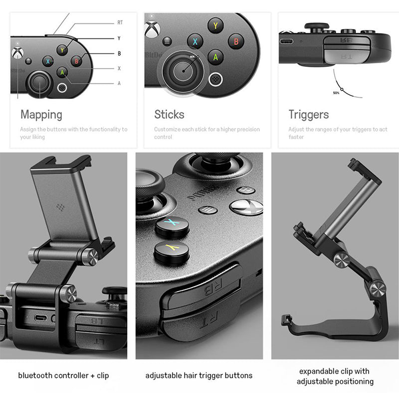 8BitDo SN30 Pro Bluetooth Game Controller for Xbox