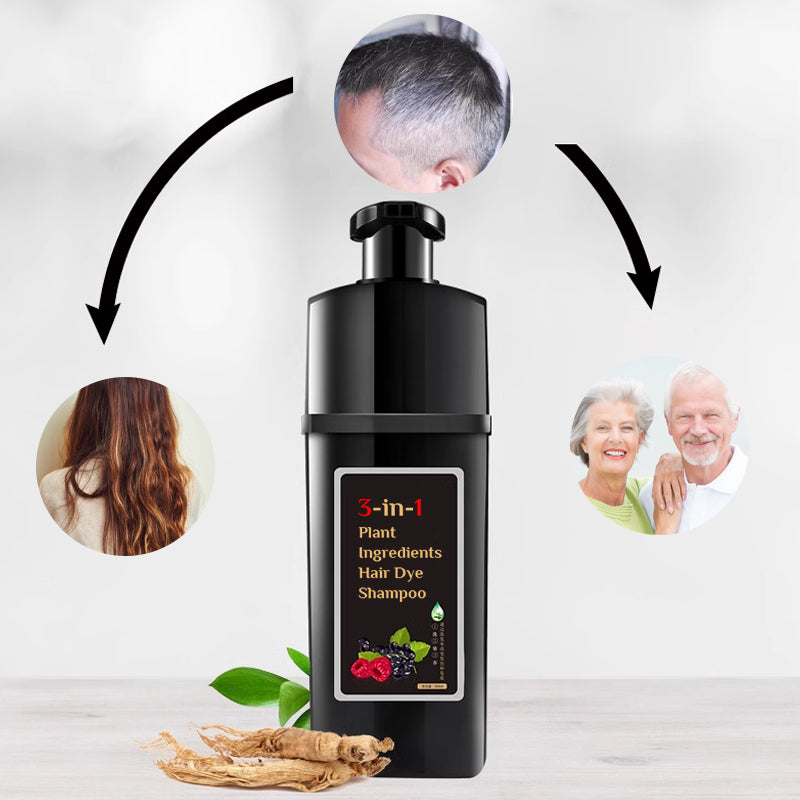 Your Hair Will THANK YOU! 🌿 Plant Ingredients Black Dye Shampoo