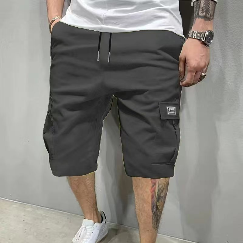 🎁 52% OFF! 💖🩳 Men's Casual Cargo Shorts with Drawstring Waist – Multi-Pocket, Lightweight & Breathable 👖✨