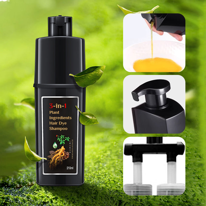 Your Hair Will THANK YOU! 🌿 Plant Ingredients Black Dye Shampoo