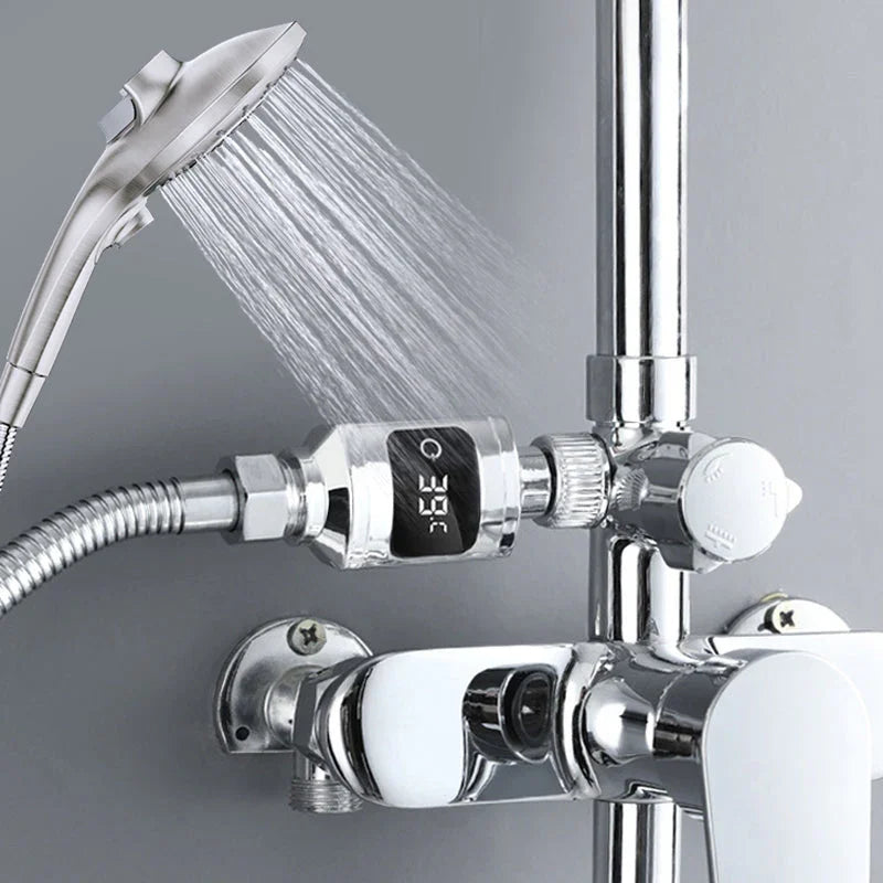 High-Accuracy LED Shower Thermometer