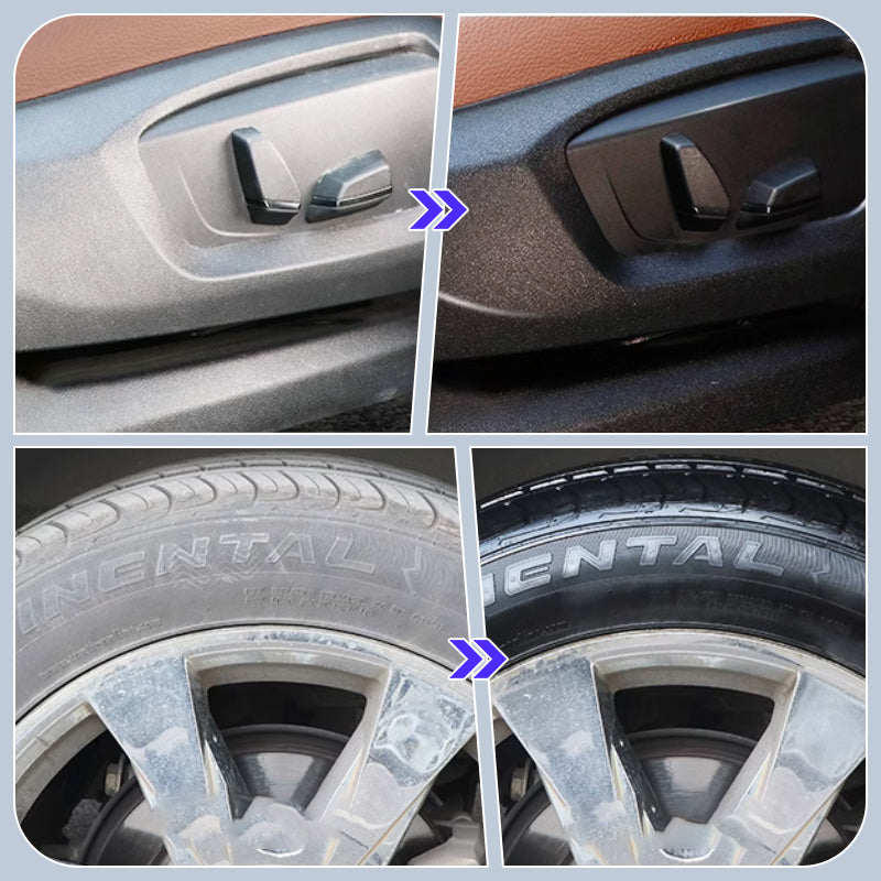 🚨HUGE DISCOUNT! 1-Step Plastic Trim Renewal – No painting! Restore faded exteriors & interiors FAST! Free sponge! 🧽✨