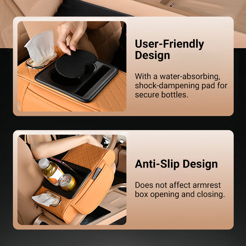 🛋️ 60% OFF NOW! 🚗 Integrated Pressurized Multifunctional Car Armrest Heightening Pad – Ergonomic Support, Extra Storage & Universal Fit 💺