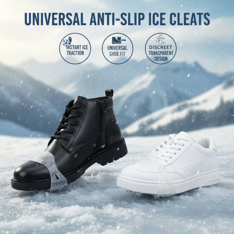 🔥Christmas Limited-Time Offer: 50% OFF!!!🔥❄️Universal 5-Tooth Ice Cleats for Shoes & Boots